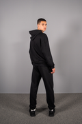 THE unisex loose black hoodie - do we