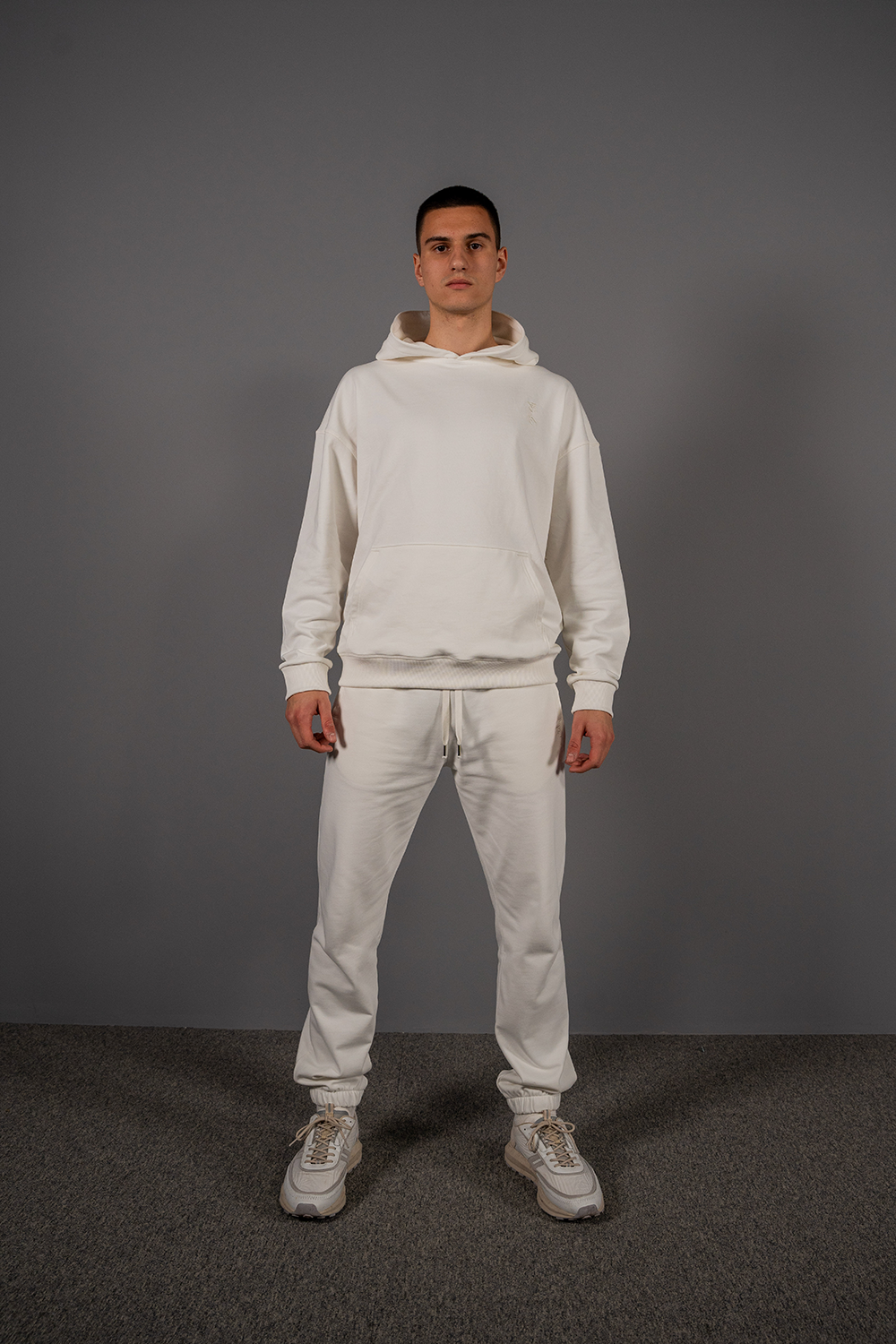 THE unisex loose off-white hoodie - do we