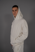 THE unisex loose off-white hoodie - do we