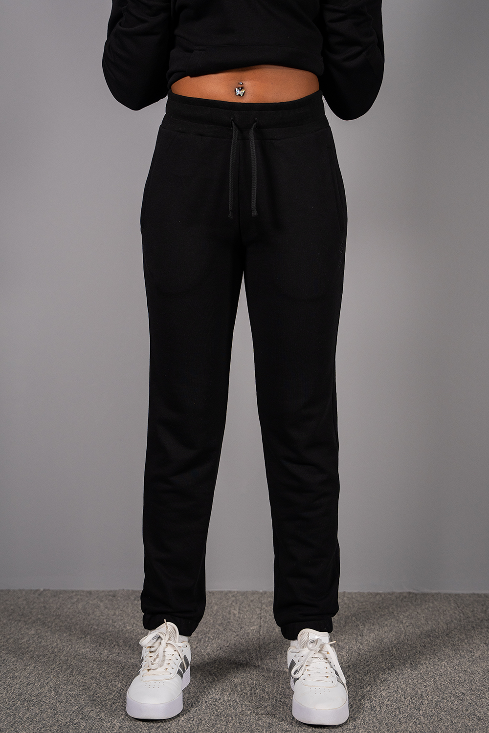 THE unisex loose black sweatpants - do we