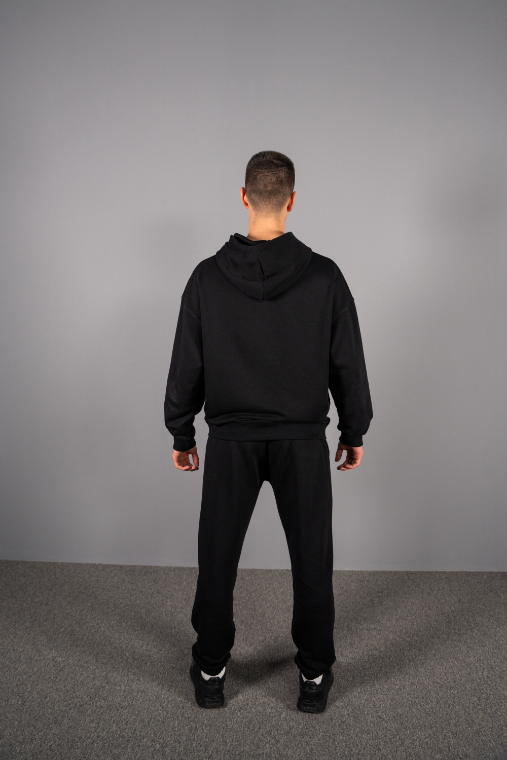 THE unisex loose black sweatpants - do we