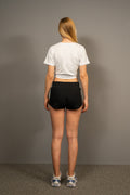 THE women's fit black shorts - DO WE