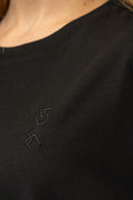 THE women's long black T-shirt - DO WE